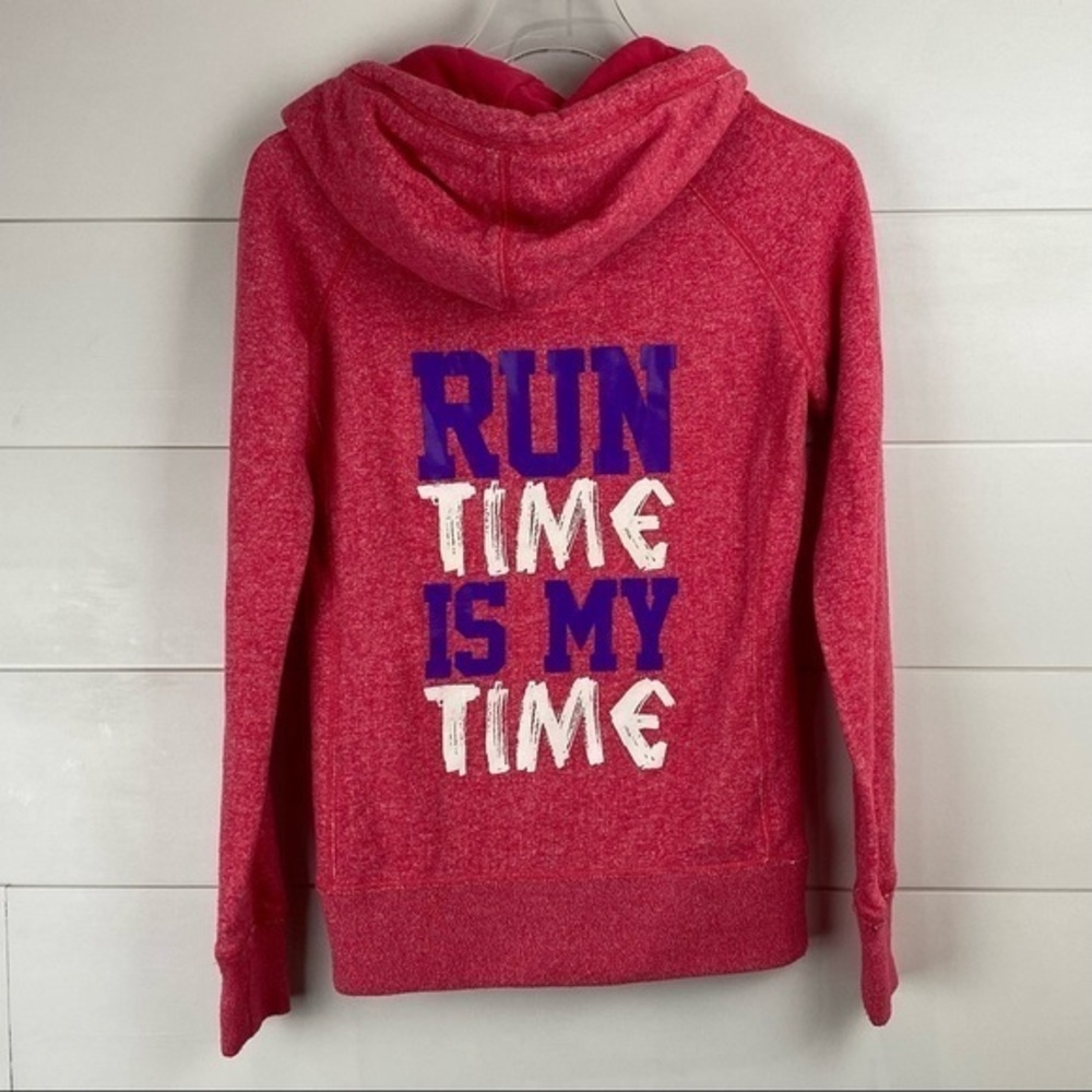Lorna Jane Small Quarter Zip Hoodie Run Time